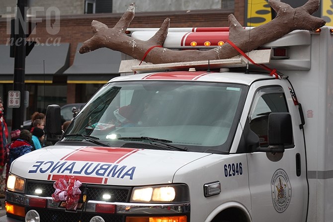 Vehicles adorned with antlers might be considered  an indicator that Christmas season is upon us.