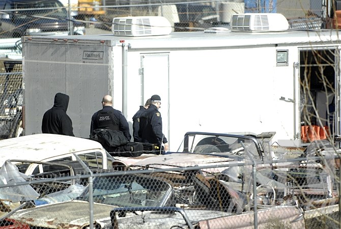 FILE PHOTO - HazMat was called in to help police search a warehouse in West Kelowna March 3, 2016. Similar raids have also been conducted in Kelowna and Lake Country over the last five months.