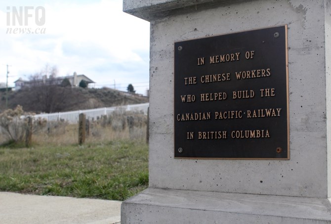Many of the men buried at the Chinese Cemetery worked on the Canadian Pacific Railway.