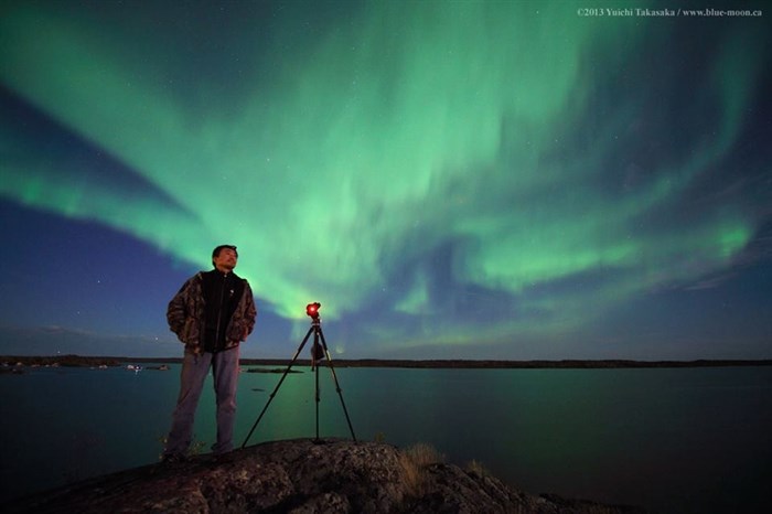 Photographer Yuichi Takasaka, from Lumby, travels around the world in pursuit of his next shot of the northern lights. 