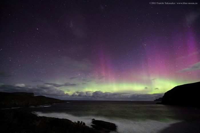Aurora in Tasmania, Australia. 