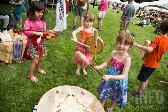 There were activities for all ages at Riverside Park for the annual Canada Day celebration. 