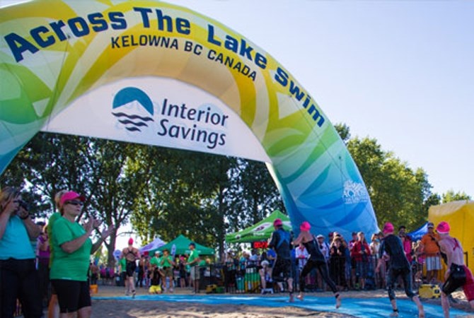 The annual Across the Lake Swim is just one of the fun things happening around Kelowna this weekend.
