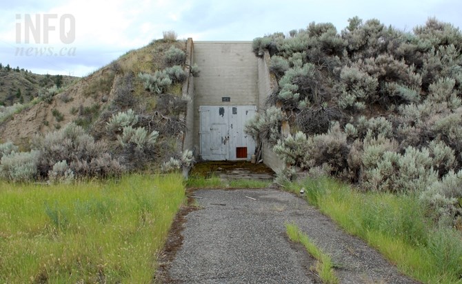One of the WW2 bunkers located in west Kamloops.