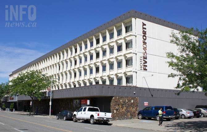 The former Hotel 540 is pictured in this file photo. It is now a Delta Hotels by Marriott Kamloops and the franchise has announced a new restaurant.