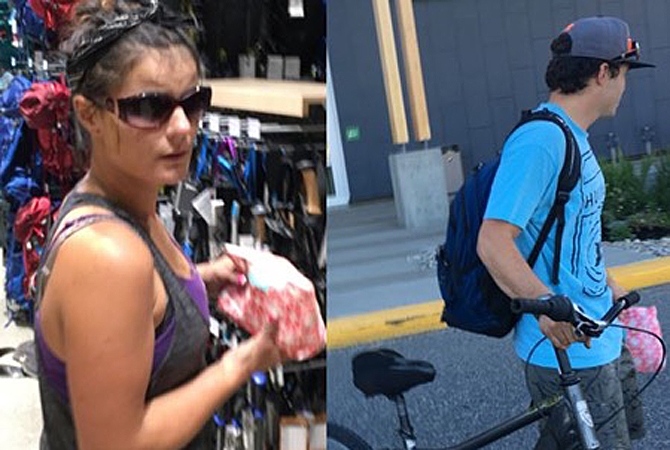 Police Looking For Couple Accused Of Shoplifting From Kelowna Mec Infonews Thompson Okanagan 