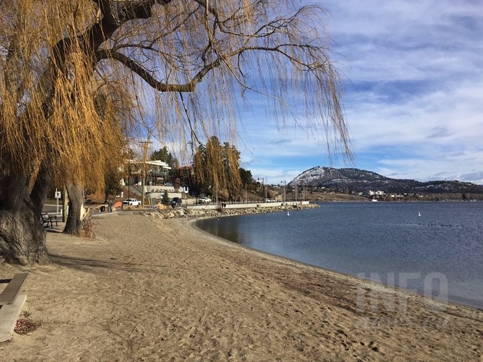 Willow Beach in West Kelowna could be one of two beaches in that city to allow the sale of alcohol next summer.