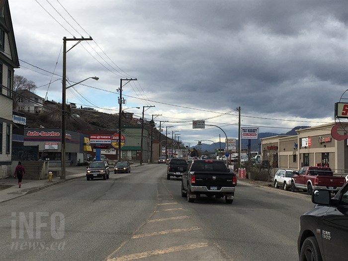 FILE PHOTO - A view of West Victoria Street in Kamloops.