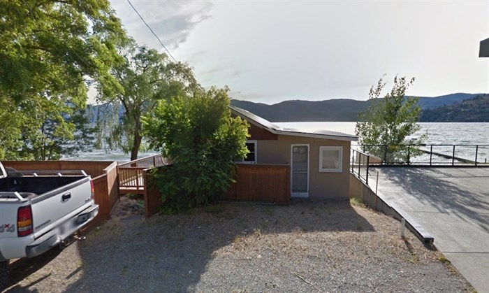 This Google Street View photo, taken in June 2016, shows a small house on the property in question. 