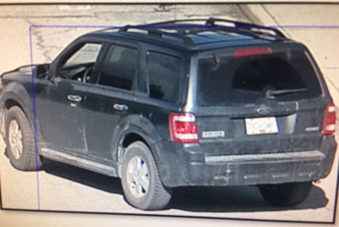 Police are also on the lookout for the suspect's vehicle a 2009 Ford Escape.