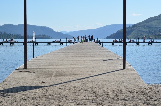 Rotary Pier at Kal Beach in Vernon May 20, 2015. 