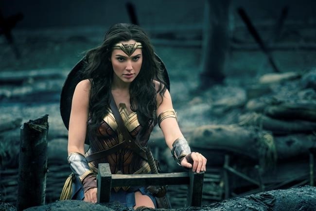 This image released by Warner Bros. Entertainment shows Gal Gadot in a scene from 