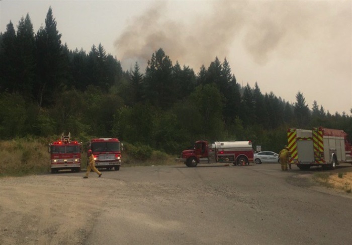 UPDATE: Crews respond to wildfire in Spallumcheen ...