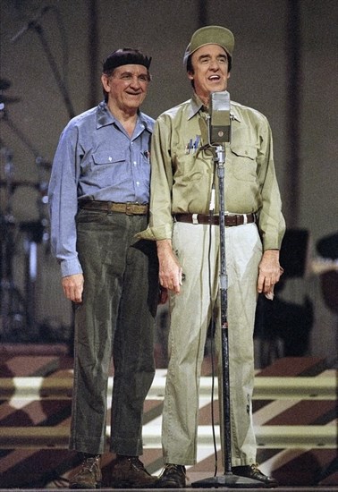 George Lindsey, left, and Jim Nabors, from “The Andy Griffith Show.
