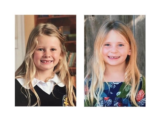Chloe Berry (left), 6, and Aubrey Berry, 4, were found dead in a home in Oak Bay, B.C., on Christmas Day.