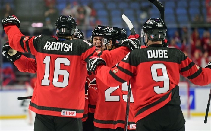 Kelowna Rockets assistant captain and Team Canada captain, Dillon Dube, opened the scoring 1:49 into the second period for his third goal of the tournament.