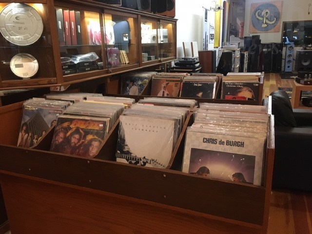 Spinners Sound Centre says turn tables, records and other vinyl-related products make up about half the stores sales these days. 