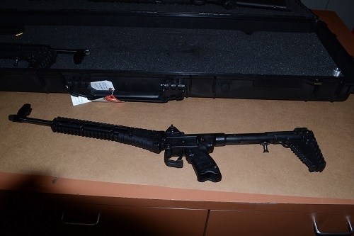 One of the firearms were seized from a Badger Drive residence Jan. 16, 2018.