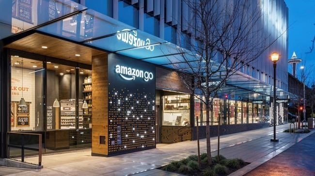 This undated image provided by Amazon shows an Amazon Go store in Seattle. More than a year after it introduced the concept, Amazon is opening its artificial intelligence-powered Amazon Go store in downtown Seattle on Monday, Jan. 22, 2018.