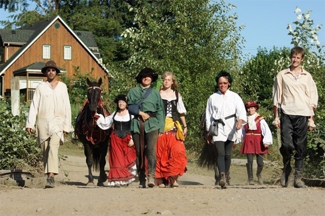 Actors will engage in medieval garb and ways as they re-enact life during Medieval times during the faire.