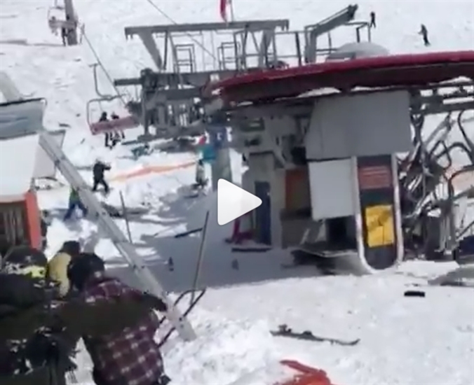 VIDEO: Catastrophic lift failure in Georgia sends skiers flying ...