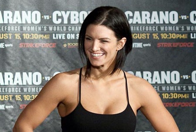 Actress and MMA star Gina Carano is co-starring in a movie being filmed in West Kelowna. 