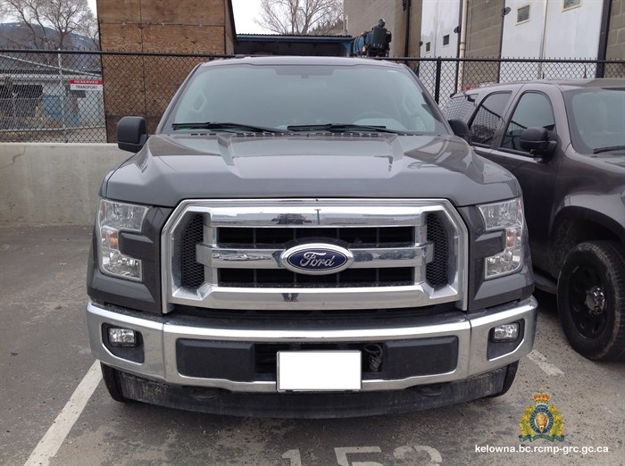 There are lots of Ford F-150s out there and in this colour. This photo shows the chrome grill at the front of the truck. 