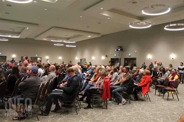 Roughly 450  people showed up at an all candidates forum held at Thompson River University Monday, Oct. 15, 2018.