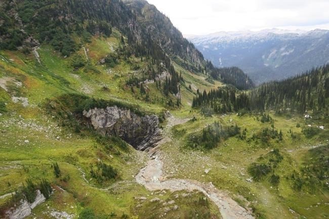 A newly discovered cave in a remote valley in British Columbia's Wells Gray Provincial Park just might be the country's largest such feature. The entrance to the cave, nicknamed 