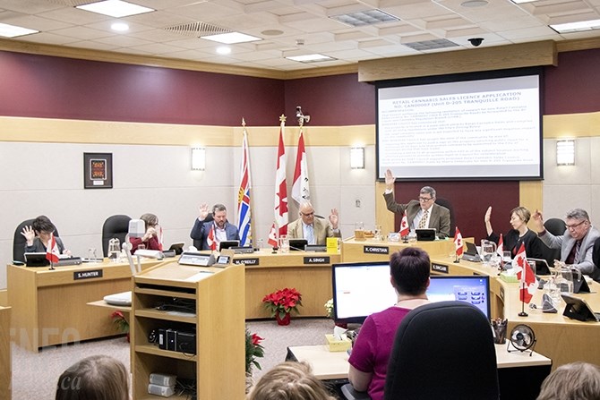Kamloops city council votes unanimously to approve two more cannabis stores on Dec. 18, 2018.