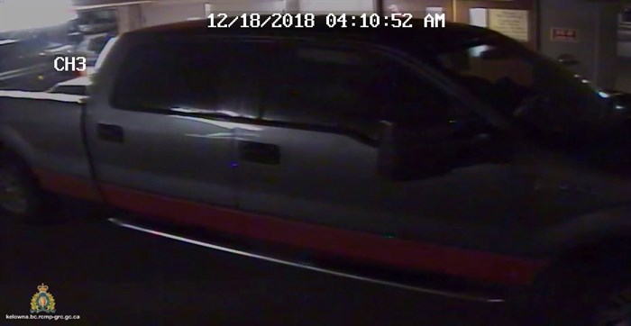 Image of a truck believed to be connected to the suspects.