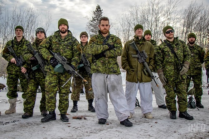 The Rocky Mountain Rangers are chiefly part time soldiers who are trained to help the Canadian army during local, national and international deployments.