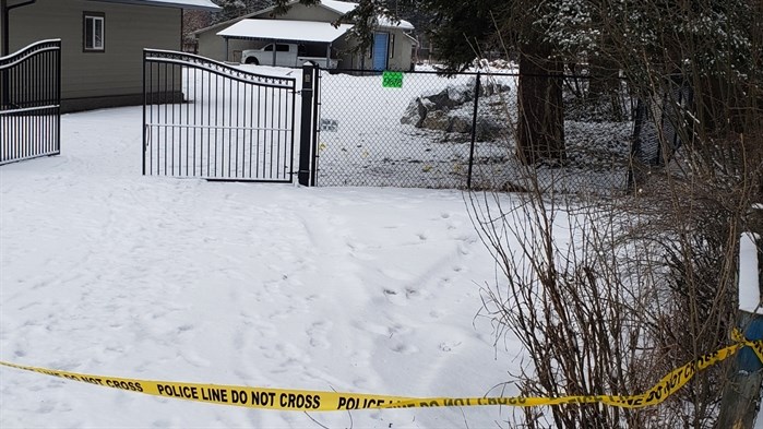 A house on Park Lane in Lavington is pictured in this submitted photo. The property was surrounded by police tape, Friday, Feb. 8, 2019.