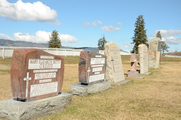 An earlier idea for a columbarium at the O'Keefe Ranch's family cemetery was rejected by the City of Vernon.