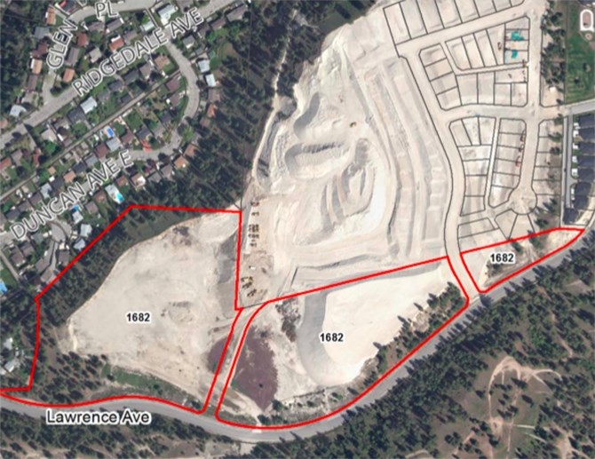 Penticton City Council approved a variance to allow for subdivision of 1682 Lawrence Avenue, shown above, at yesterday's regular council meeting, April 2, 2019.