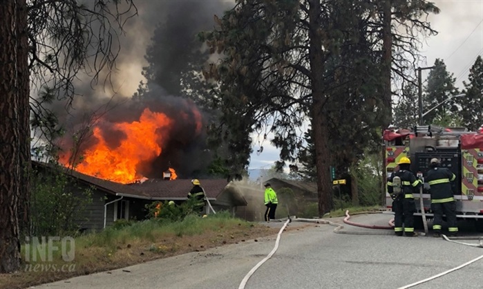 BREAKING: House on fire in Peachland | iNFOnews | Thompson ...