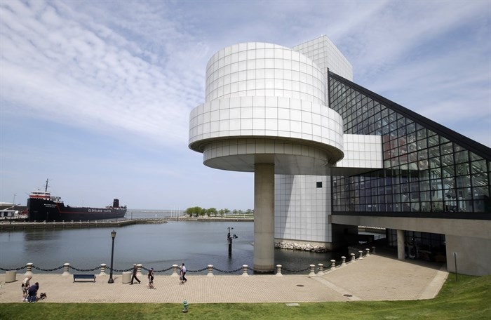 FILE - This May 21, 2013, file photo shows the exterior of the Rock and Roll Hall of Fame in Cleveland, designed by architect I.M. Pei. Pei, the globe-trotting architect who revived the Louvre museum in Paris with a giant glass pyramid and captured the spirit of rebellion at the multi-shaped Rock and Roll Hall of Fame, has died at age 102, a spokesman confirmed Thursday, May 16, 2019.
