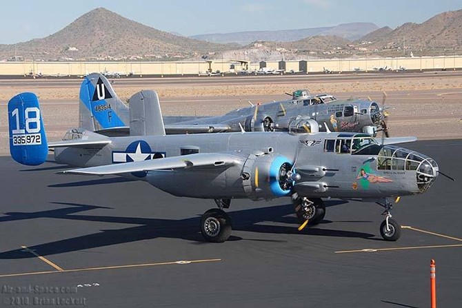 Two vintage World War II aircraft are in Kamloops this week and Penticton next week, offering tours and rides.
