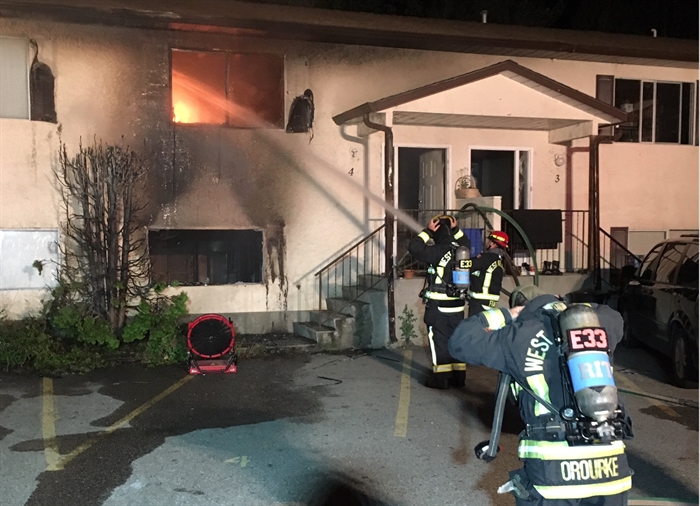 Four Families Evacuated After West Kelowna Fire | INFOnews | Thompson ...