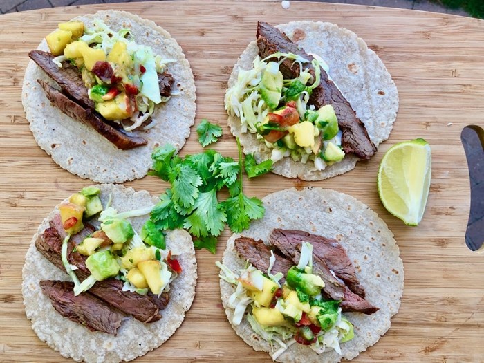 Steak Tacos are perfect served at your summer party