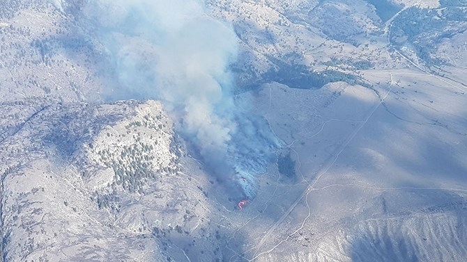 The Eagle Bluff wildfire is estimated at 2,270 ha this morning, Aug. 9, 2019.