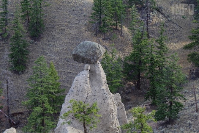 The Balancing Rock and Hoodoos located outside of Kamloops is a favourite to locals and tourists visiting the area.