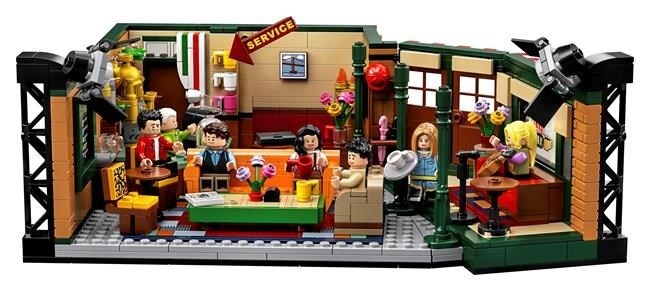 The photo provided by LEGO shows the LEGO Ideas “Friends” brick set pictured marks the 25th anniversary of the iconic sitcom.