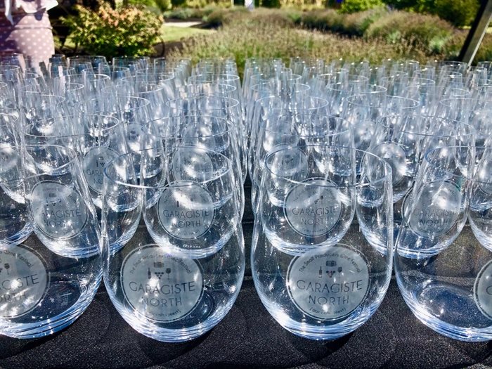 Garagiste Wine Festival special Riedel Crystal tasting glasses
