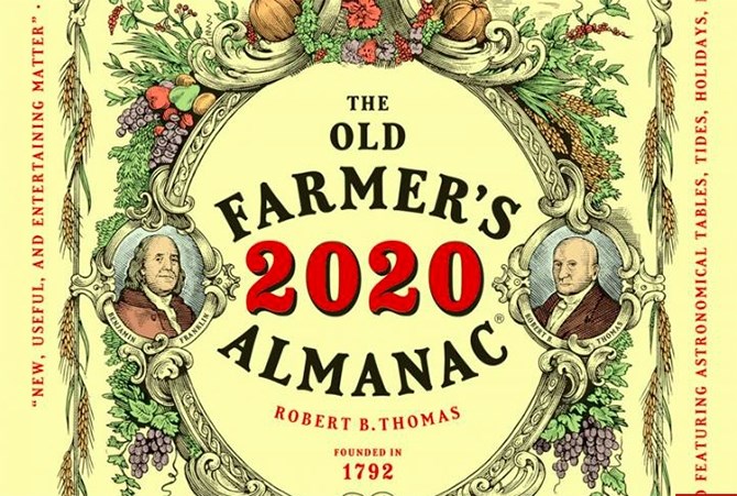 The latest edition of The Farmer's Alamanac went on sale Aug. 27, 2019.