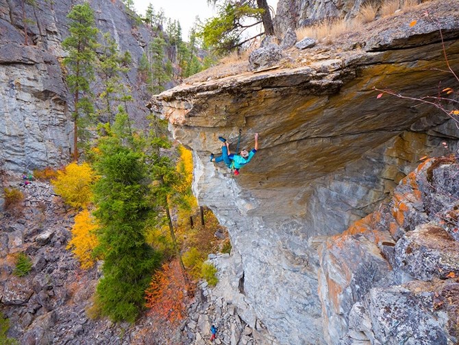 The region has some spectacular climbing venues.