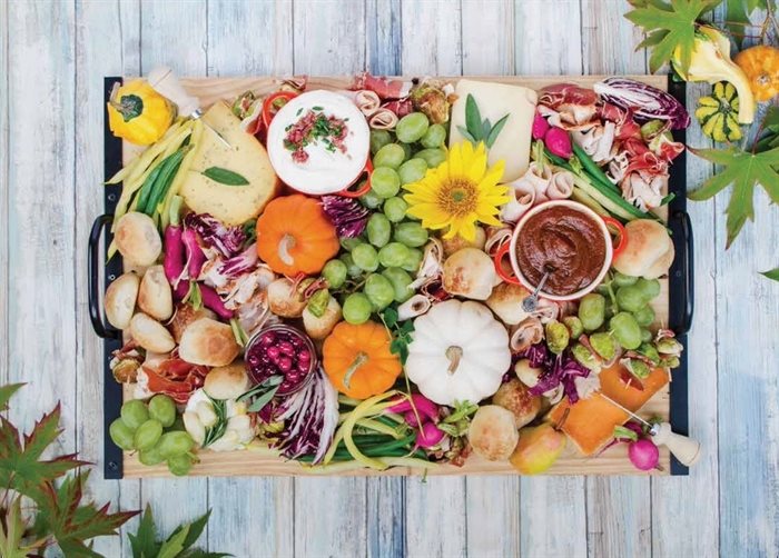 Thanksgiving Feast - on a board!