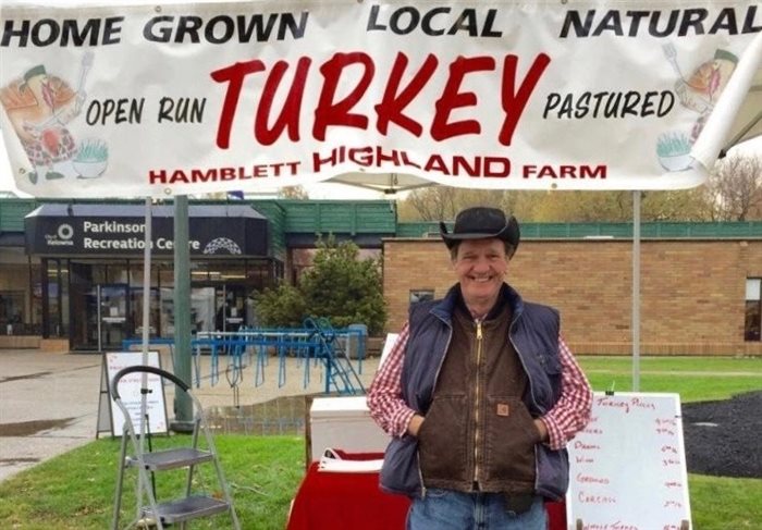 Turkey farmer Mike Hamblett