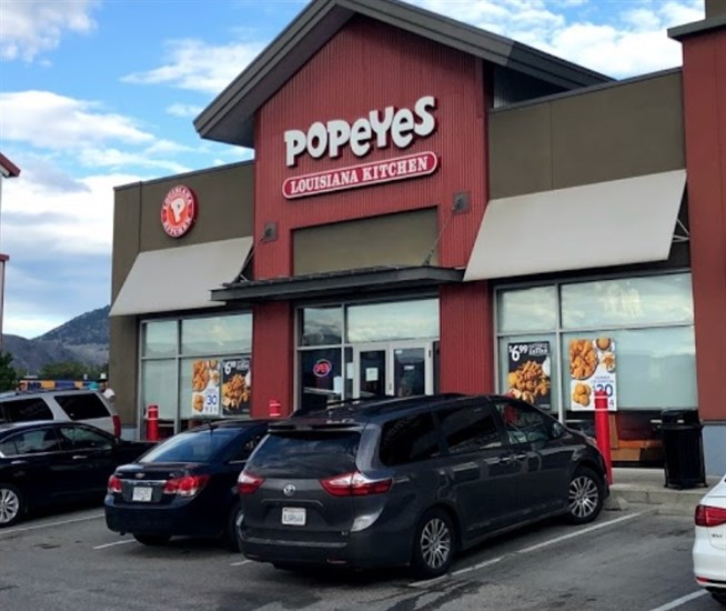 Popeye's Louisiana Kitchen, better known as Popeye's Chicken, in Kamloops opened last year. They have since opened another location in Penticton and announced they are also expanding to West Kelowna.