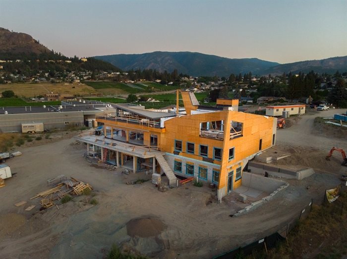 Mt. Boucherie has been under a major Reno - the finished estate is going to be stunning!